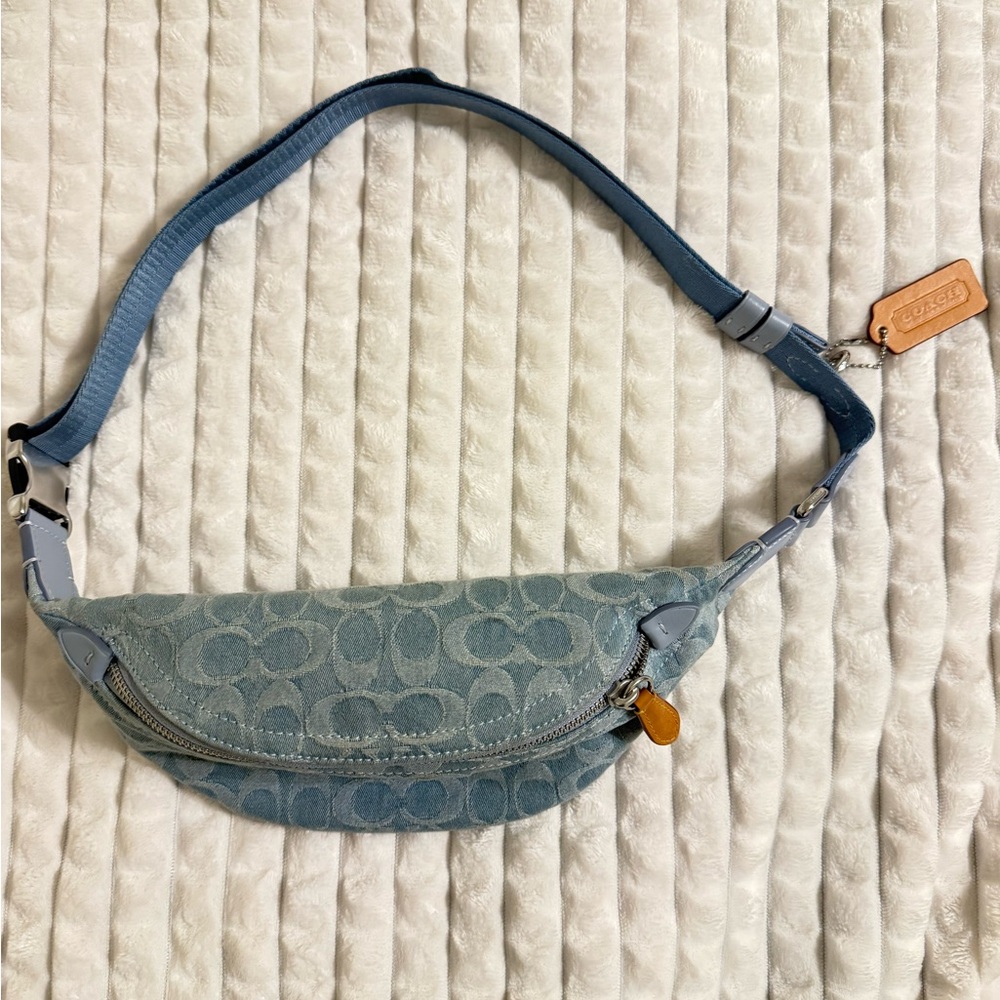 Coach Denim Blue Crossbody Bag